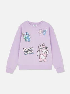 Hot „Disney Stitch & Engel“ Sweatshirt Mit Rundhalsausschnitt Kinder Hoodies Und Sweatshirts