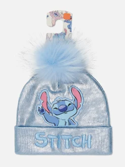 Clearance „Disney Stitch“ Beanie Mit Pompon Kinder Mützen, Handschuhe Und Schals