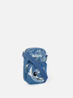Sale „Disney Stitch“ Handytasche Aus Denim Damen Taschen Und Portemonnaies|Denim