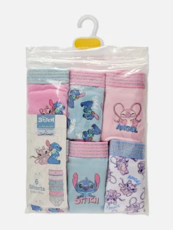 Hot „Disney Stitch“ Hipster-Slips, 6er-Pack Kinder Unterwäsche