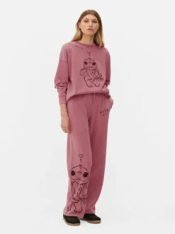 Hot „Disney Stitch“ Jogginghose Mit Geradem Bein Damen Jogginghosen