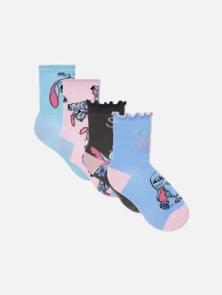 Sale „Disney Stitch“ Söckchen, 4er-Pack Kinder Socken Und Strumpfhosen