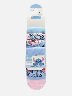 Sale „Disney Stitch“ Söckchen, 4er-Pack Kinder Socken Und Strumpfhosen
