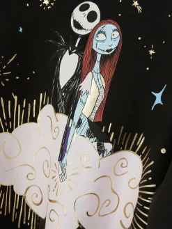 Sale „Disney Tim Burton's The Nightmare Before Christmas Jack & Sally“ Hoodie Kinder The Nightmare Before Christmas|Halloween Alle