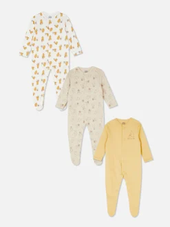 Discount „Disney Winnie Puuh“ Schlafstrampler, 3er-Pack Babygirls Und Strampler