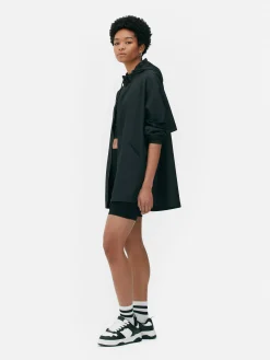 Online Dünner Parka-Regenmantel Mit Kapuze Damen Jacken Und Mäntel