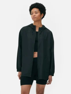 Online Dünner Parka-Regenmantel Mit Kapuze Damen Jacken Und Mäntel