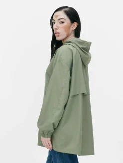 Hot Dünner Parka-Regenmantel Mit Kapuze Damen Jacken Und Mäntel