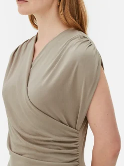 Online Drapiertes „The Edit“ Jerseykleid Damen Kleider