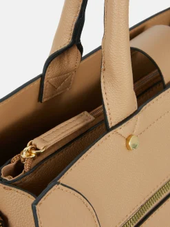 Online Einkaufstasche Aus Strukturiertem Kunstleder Damen Taschen Und Portemonnaies