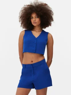 Sale Einreihige, Kurze Weste Damen Blazer