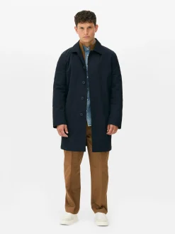 Clearance Einreihiger, Langer Mac Herren Jacken Und Mäntel