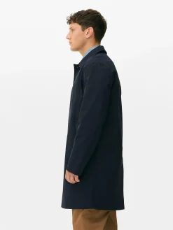 Clearance Einreihiger, Langer Mac Herren Jacken Und Mäntel