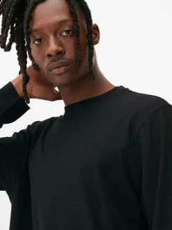 Online Essential Langarmshirt Herren Tops Und T-Shirts