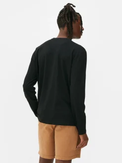 Online Essential Langarmshirt Herren Tops Und T-Shirts