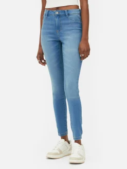Sale Essential Skinny-Jeans Mit Mittelhohem Bund Damen Denim|Jeans