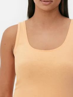 Clearance Essential Stretch-Trägerhemd Mit U-Ausschnitt Damen Tops Und T-Shirts