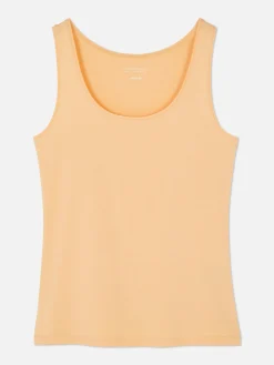 Clearance Essential Stretch-Trägerhemd Mit U-Ausschnitt Damen Tops Und T-Shirts