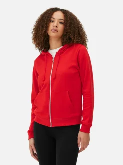 Essential-Hoodie Mit Reißverschluss Damen Hoodies Und Sweatshirts