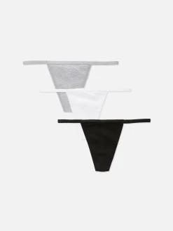 Best Essenzielle G-String-Tangas, 3er-Pack Damen Slips