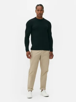 New Feinstrickpullover Mit Rundhalsausschnitt Herren Pullover Und Cardigans