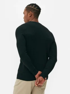 New Feinstrickpullover Mit Rundhalsausschnitt Herren Pullover Und Cardigans