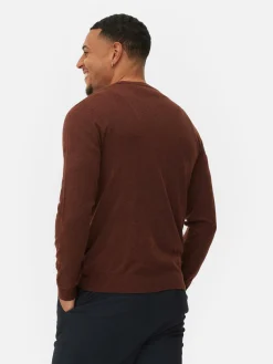 Outlet Feinstrickpullover Mit Rundhalsausschnitt Herren Pullover Und Cardigans