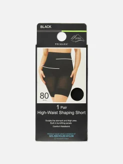 Outlet Figurformende Shorts Mit Hohem Bund, 80 Den Damen Shapewear