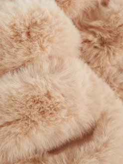 Clearance Flauschige Hausschuhe Mit Doppelriemen Damen Hausschuhe|Hausschuhe