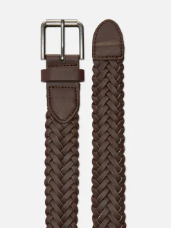 Online Flechtgürtel Mit Quadratischer Schnalle Herren Gürtel