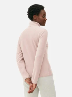 New Fleecejacke Mit Halbem Reißverschluss Damen Pullover Und Cardigans