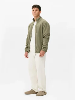 Clearance Fleecejacke Mit Trichterkragen Und Reißverschluss Herren Jacken Und Mäntel