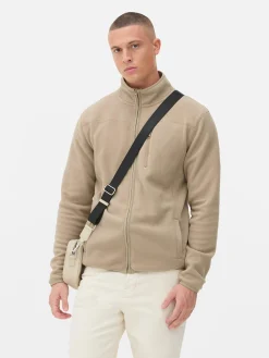 Outlet Fleecejacke Mit Trichterkragen Und Reißverschluss Herren Jacken Und Mäntel