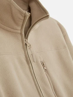 Outlet Fleecejacke Mit Trichterkragen Und Reißverschluss Herren Jacken Und Mäntel