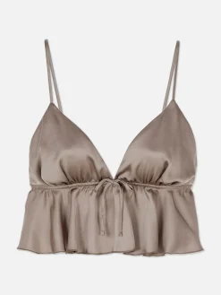 Hot Fließender Bralette-BH Aus Satin Damen Bhs