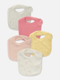 Discount Frottee-Lätzchen, 5er-Pack Kinder Füttern Und Abstillen