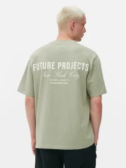 Discount „Future Projects“ T-Shirt Mit Stickerei Herren Tops Und T-Shirts