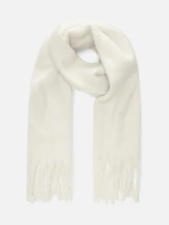 Gebürsteter Schal Mit Quasten Damen Mützen, Handschuhe Und Schals