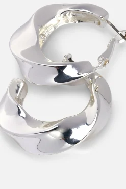 New Gedrehte Creolen Damen Schmuck