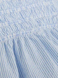 Outlet Gekräuselte Hängerbluse Mit Streifenmuster Tops Und T-Shirts