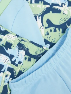 Discount Gemusterter Schlafanzug Mit Langen Ärmeln, 2er-Pack Schlafanzüge Und Nachtwäsche