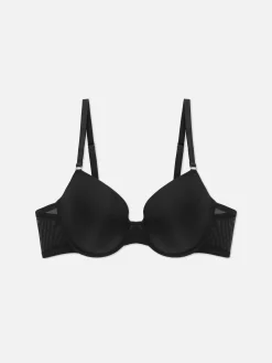 Sale Gepolsterter T-Shirt-BH Mit Tiefem Dekolleté, A-D Damen Bhs