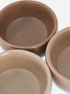 Hot Geriffelte Snackschüsseln, 3er-Pack Teller, Schüsseln Und Platten|Geschirr