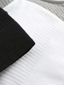 Discount Gerippte BHs Mit V-Ausschnitt, 3er-Pack Damen Bhs