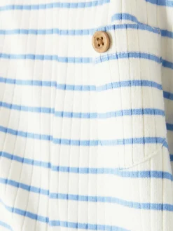 Gerippte, Gestreifte Leggings Mit Ausgestelltem Bein Hosen Und Leggings