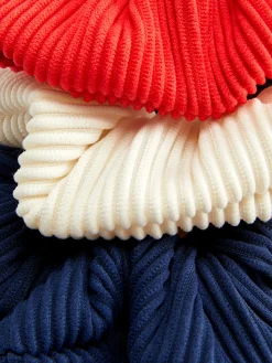 Hot Gerippte Haargummis, 3er-Pack Damen Haarschmuck