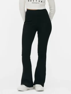 Gerippte Leggings Damen Hosen Und Leggings