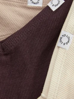 Sale Gerippte Miami-Tangas, 3er-Pack Damen Slips