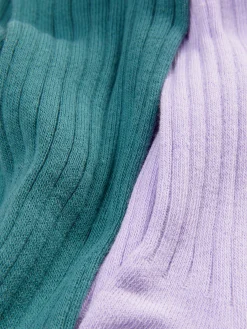 New Gerippte Strumpfhose, 2er-Pack Kinder Socken Und Strumpfhosen