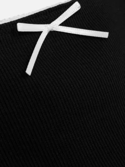 New Gerippter Rock Mit Gekräuseltem Saum Kinder Röcke